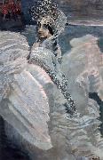 Mikhail Vrubel Swan princess France oil painting artist